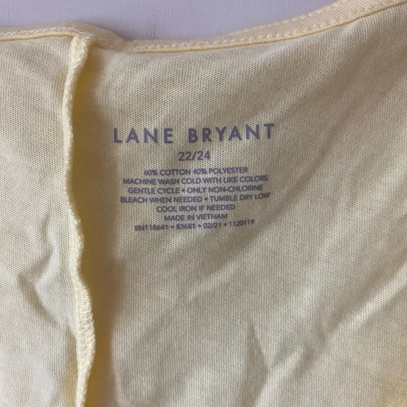 NWT Lane Bryant gathered shoulder Vneck tank 22/24 - Picture 5 of 5